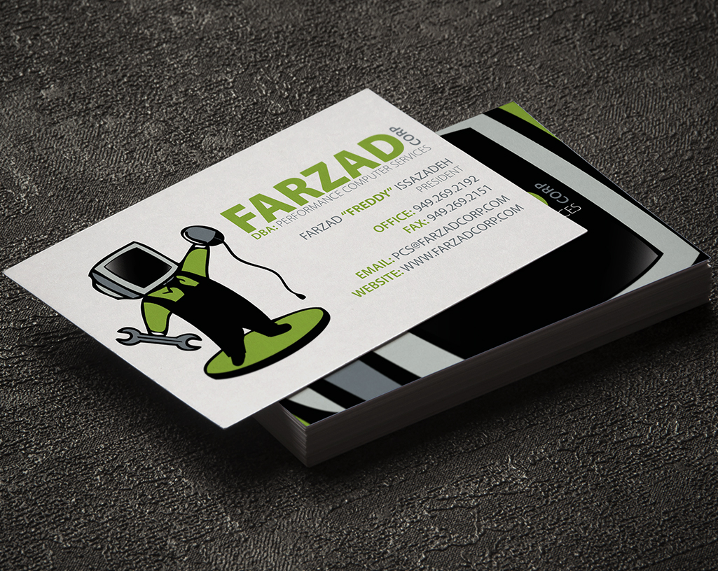 farzad corp logo and branding design
