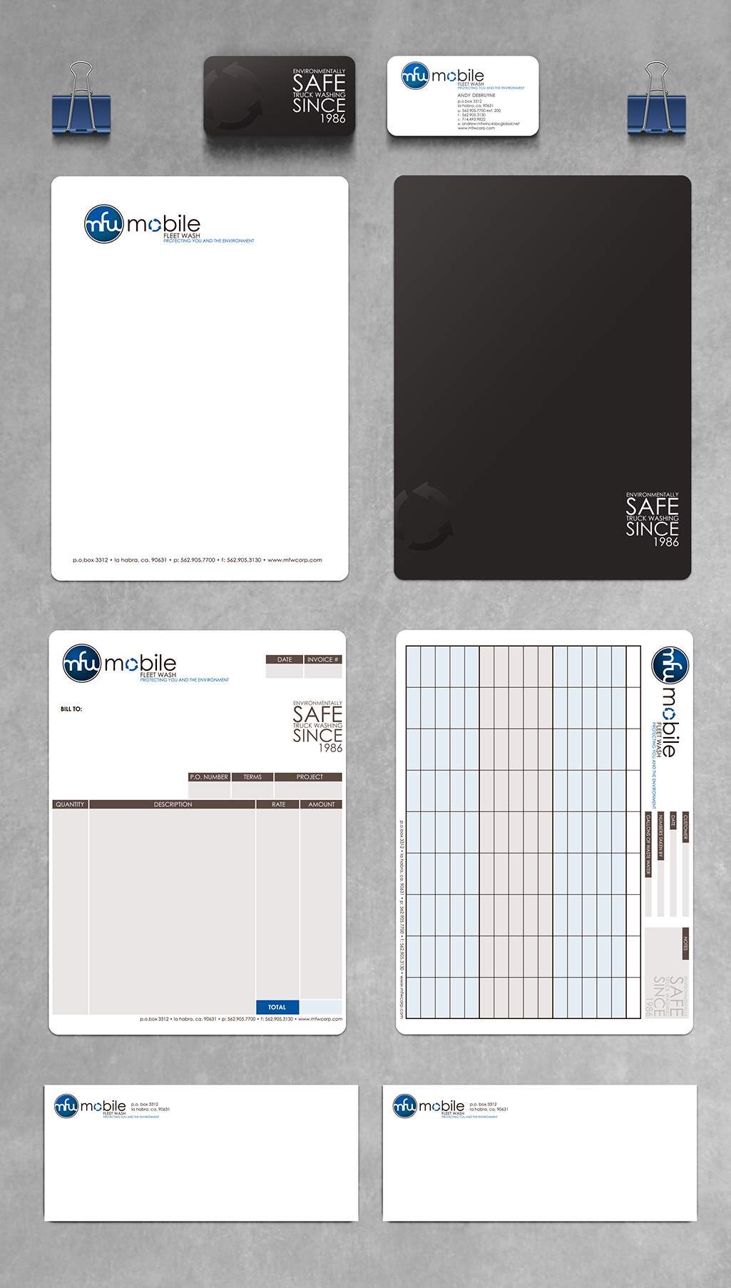 MFW Corp branding corporate identity