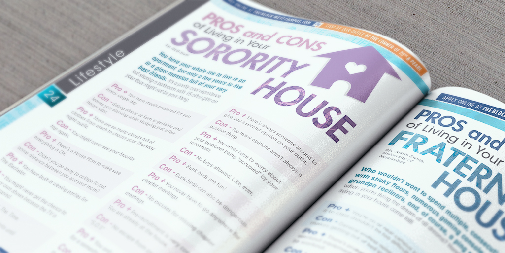 greek lifestyle guide magazine open