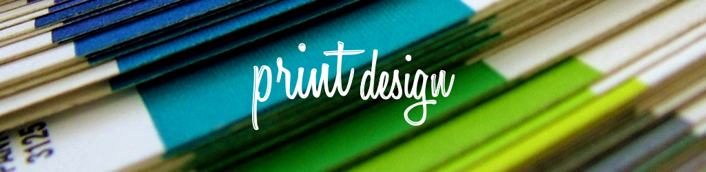 print design - brochures, posters, presentation folders