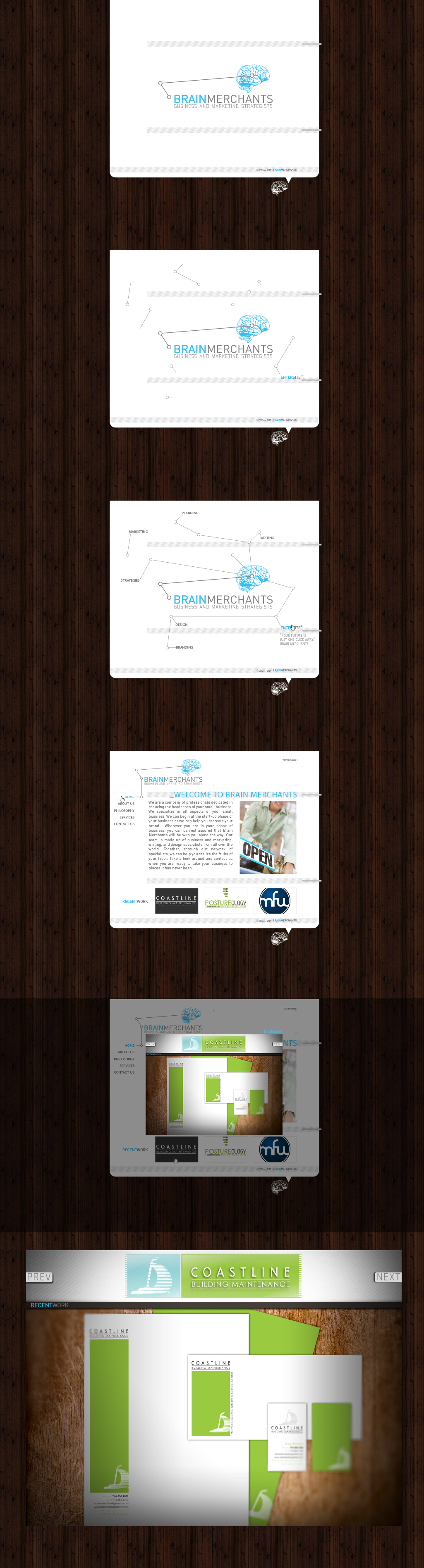 brain merchants web design